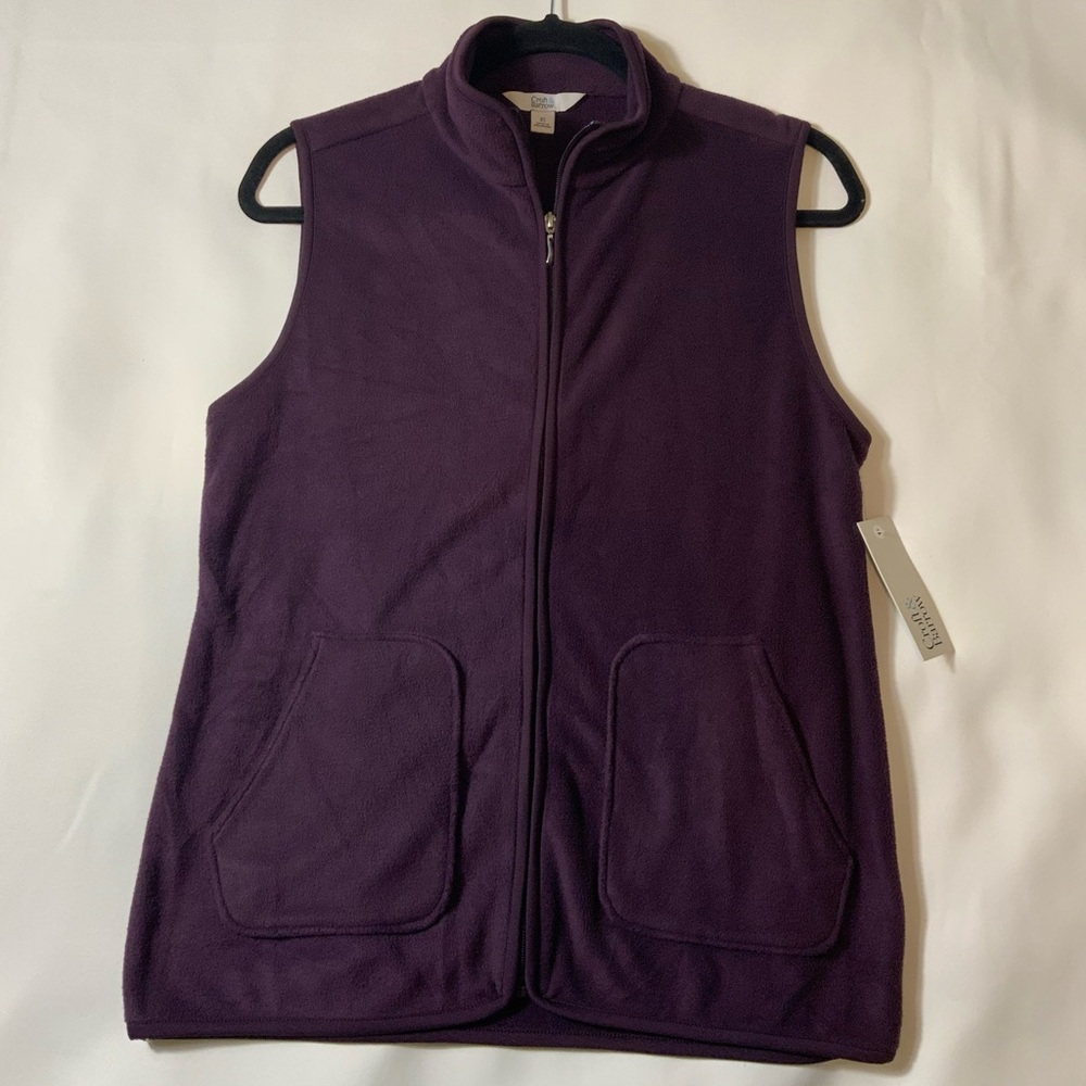 Croft & Barrow Rich Plum Vest